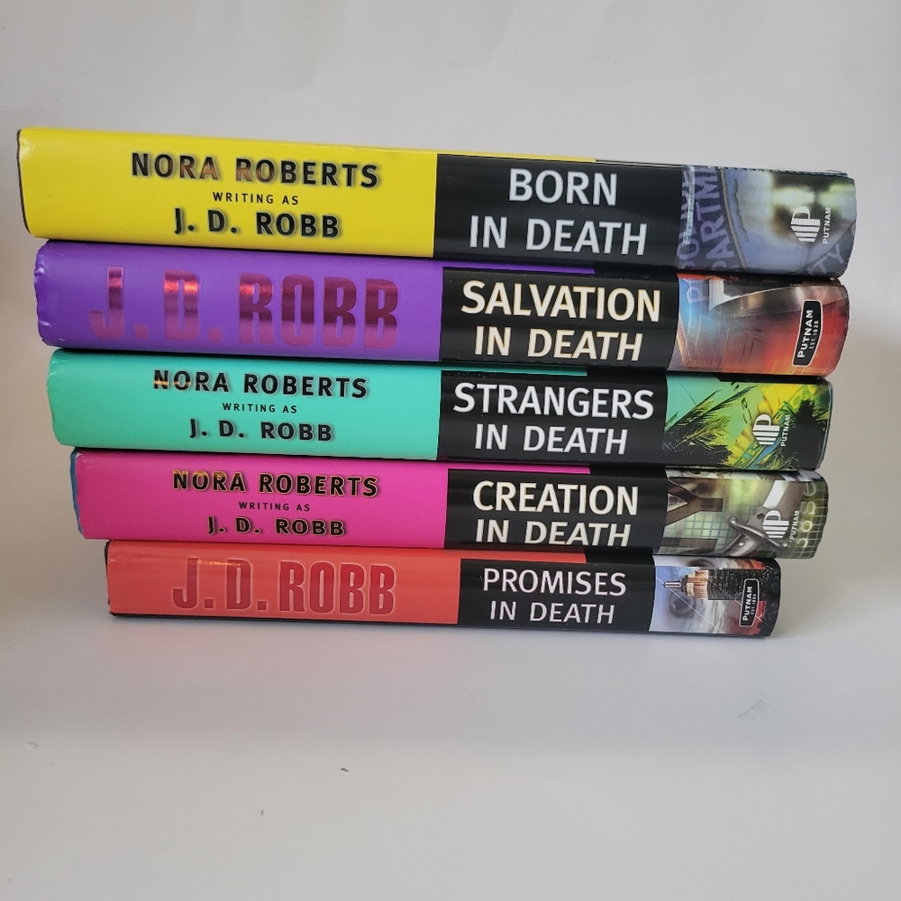 Lot Of J.D. Robb Nora Roberts HB Books